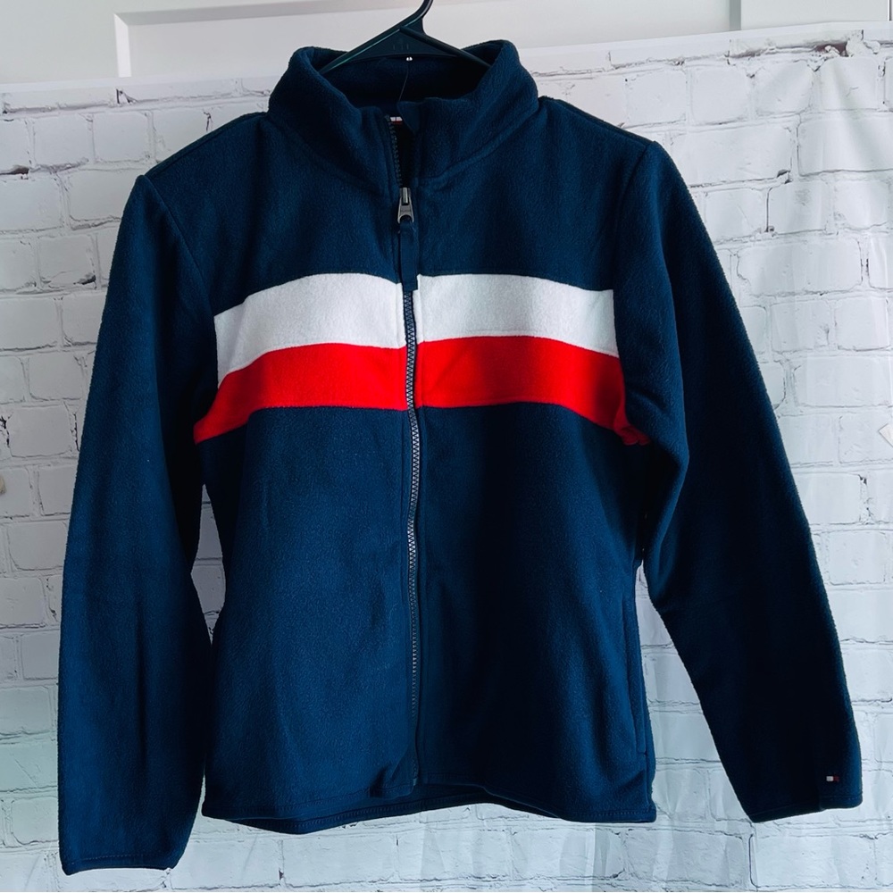 NWT Kid’s Tommy Hilfiger Full Zip Fleece Jacket.  Size 12/14